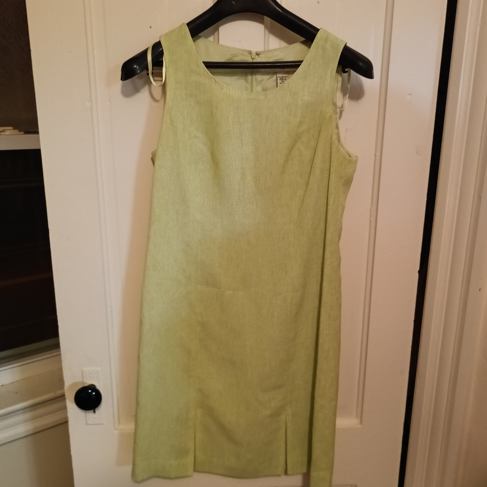 Amanda Smith Pastel Green Sleeveless Mini Dress